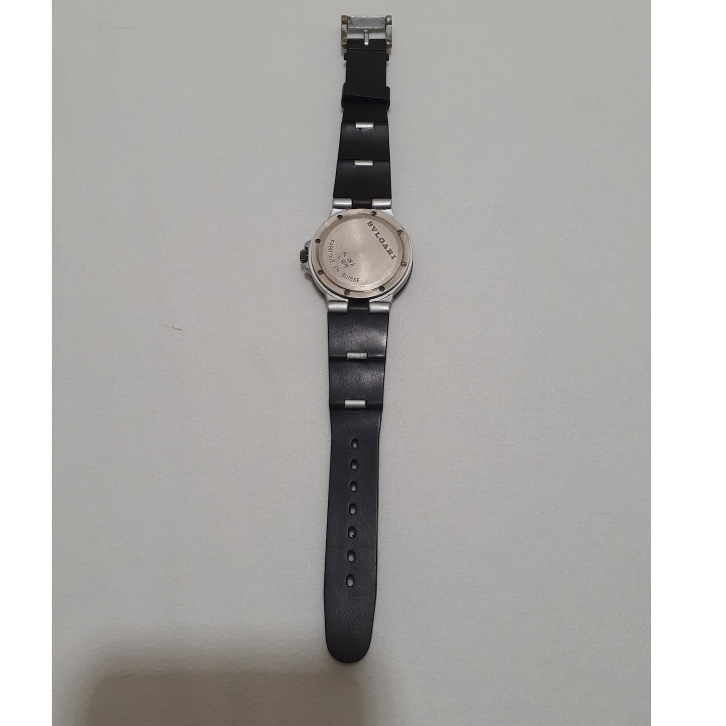 BVLGARI Aluminum Men’s Wristwatch Model AL38A Swiss Made