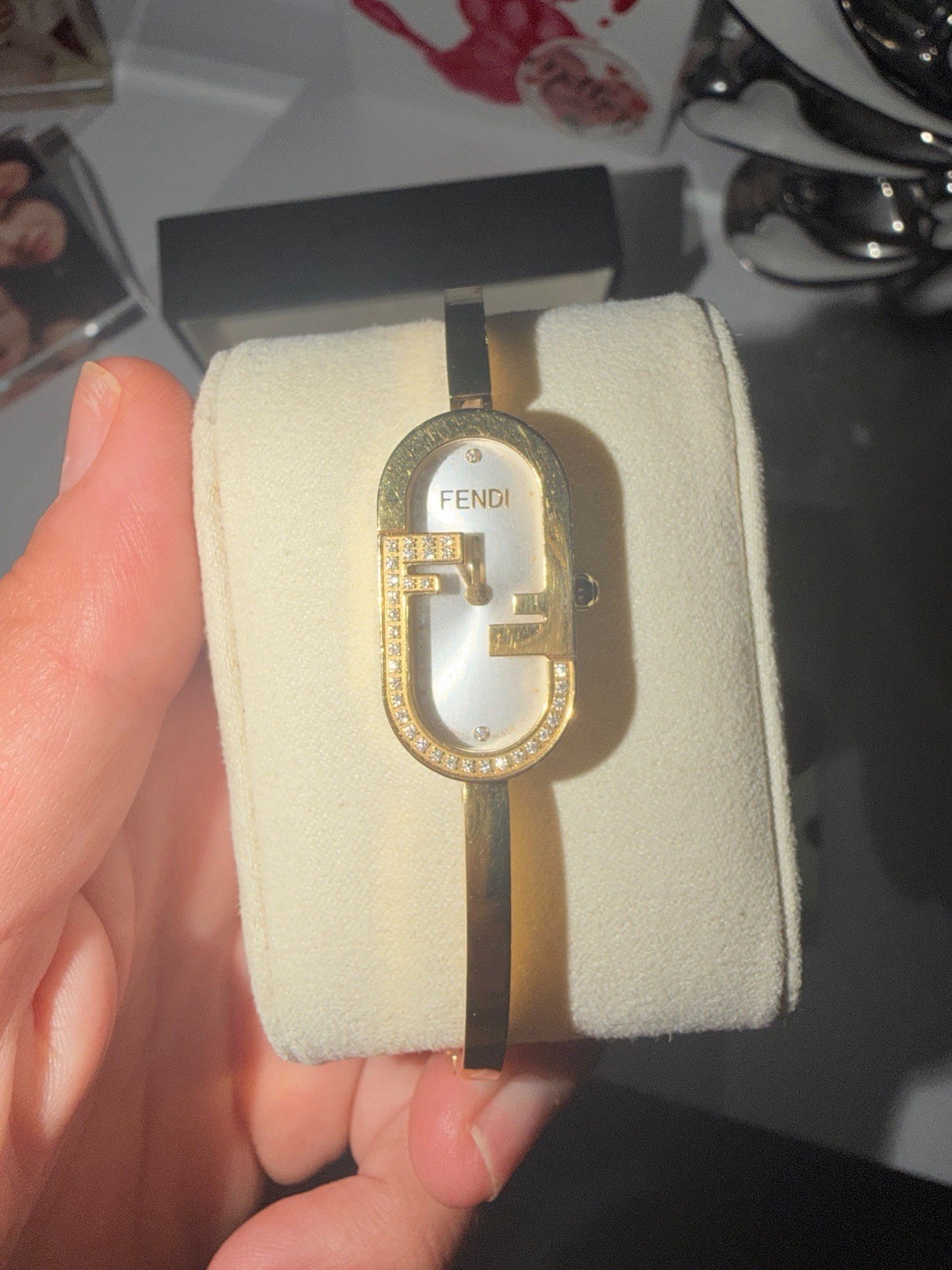 Fendi Women’s O’Lock Diamond Bracelet Watch