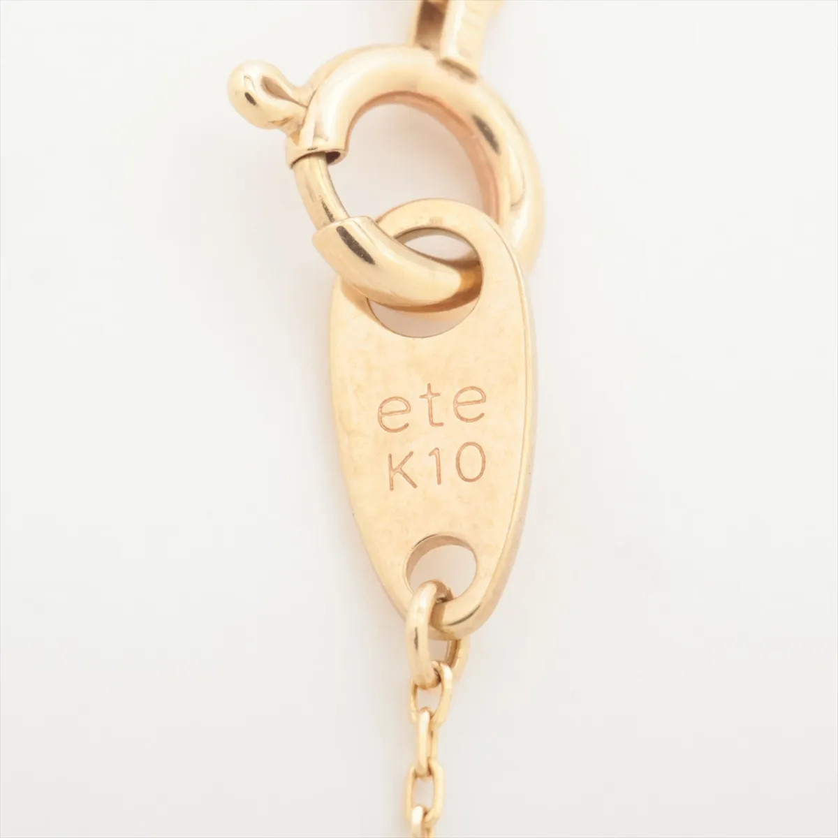 ete diamond Necklace K10(YG) 0.5g 0.02