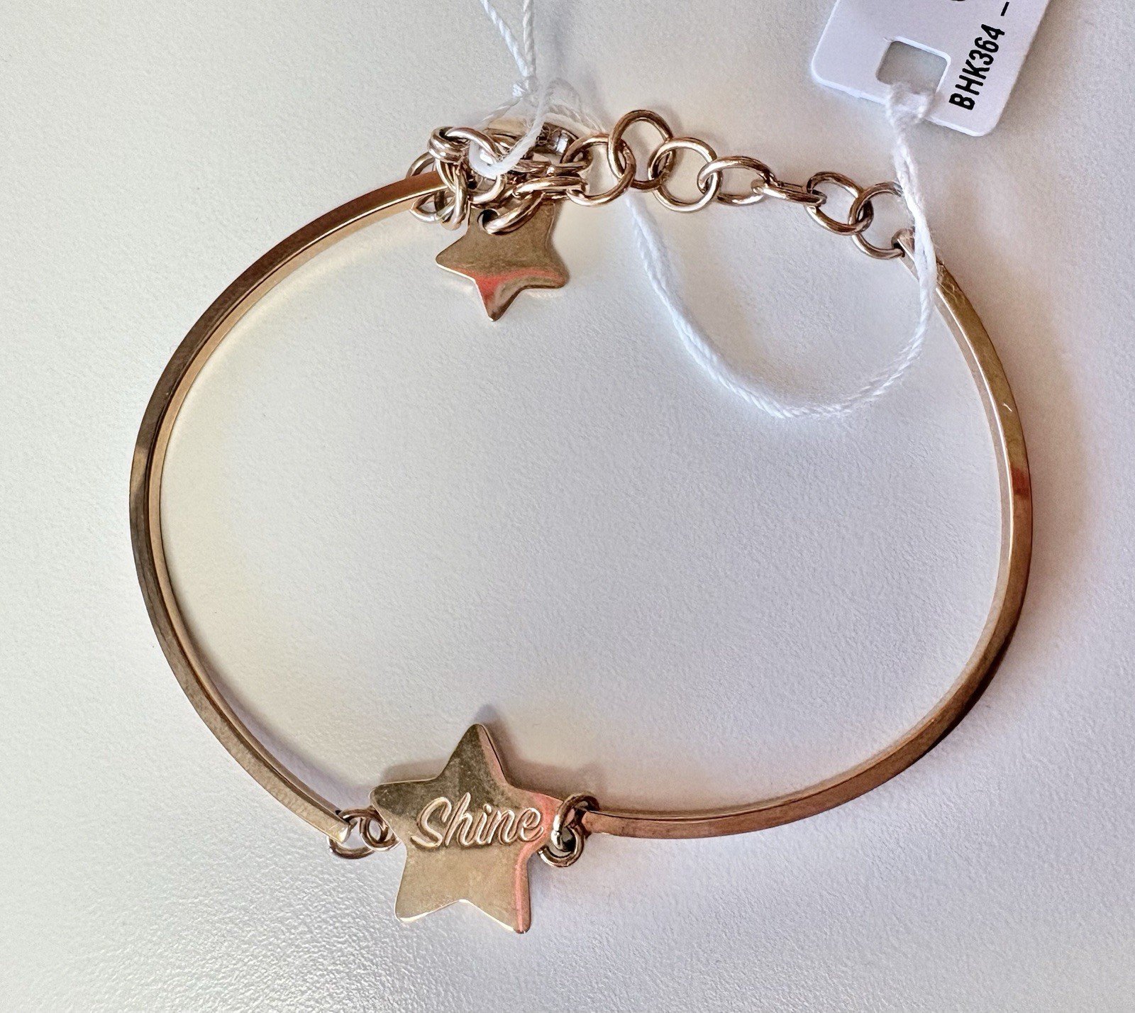Brosway Italia Bracelet Chakra Star ‘Shine’ Rose Gold BHK364 Stainless Steel New
