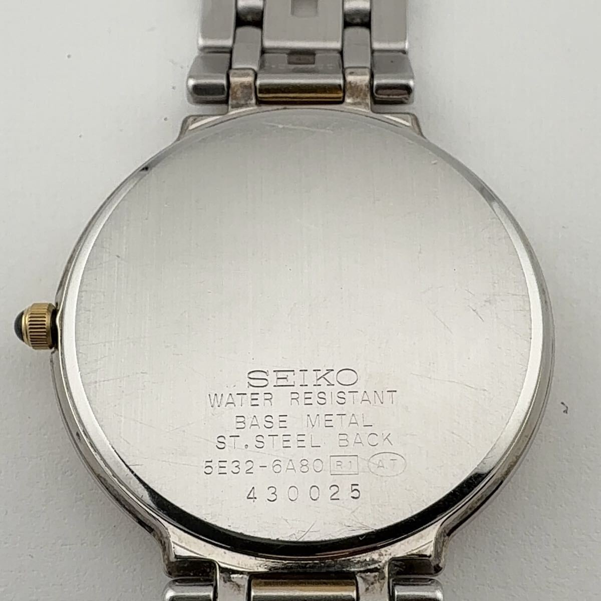 SEIKO 5E32 6A80 Seiko DOLCE Quartz Men s Boys Wristwatch Working Battery Replace