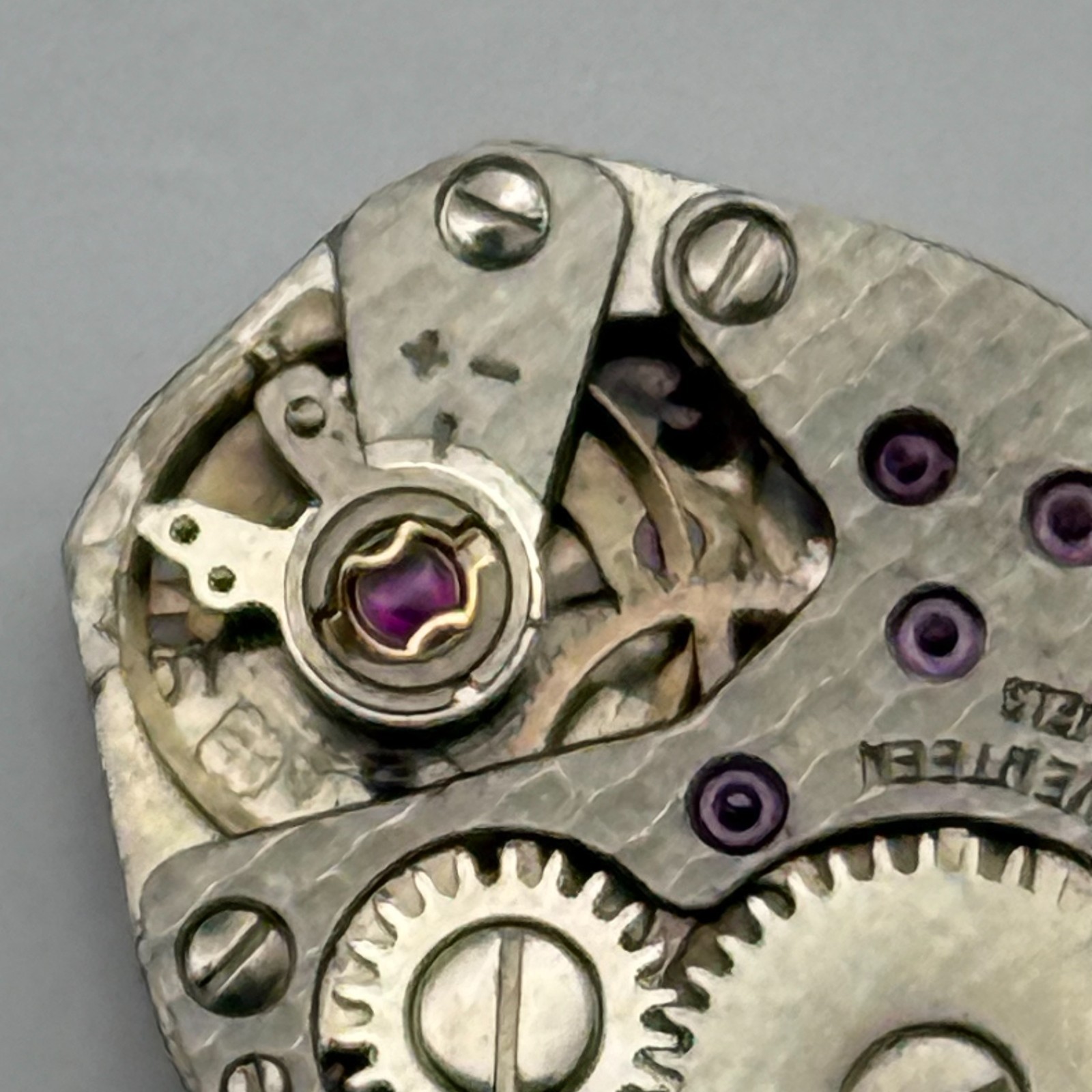 FHF 69-21 Watch Movement Uno 17 Jewels Swiss Manual Wind Parts Repair 15.3mm