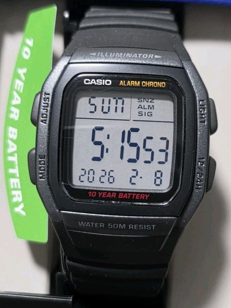 Casio W96H-1BV Men’s Digital Watch Multifunction Sport