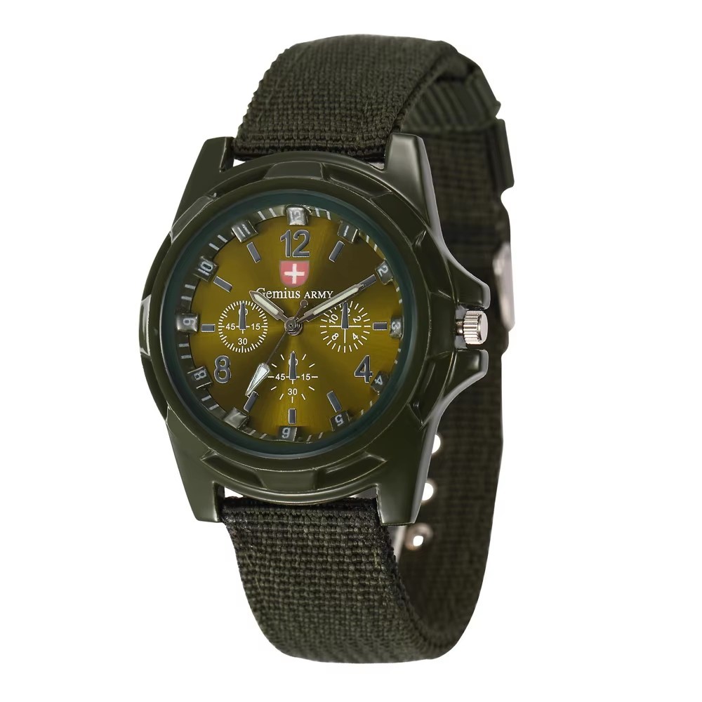 INFANTRY MILITARY Mens Outdoor Sport Army Quartz Analog Wrist Watch Nylon Band