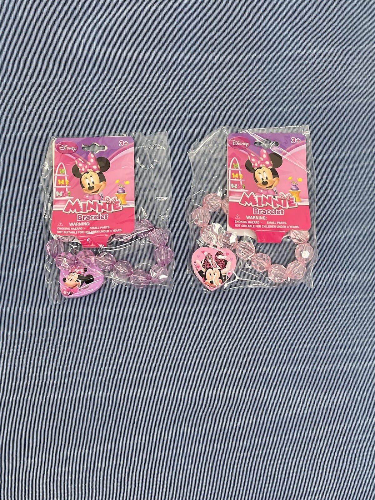 Amscan Disney Minnie Mouse Bead Bracelet Kids Accessories New