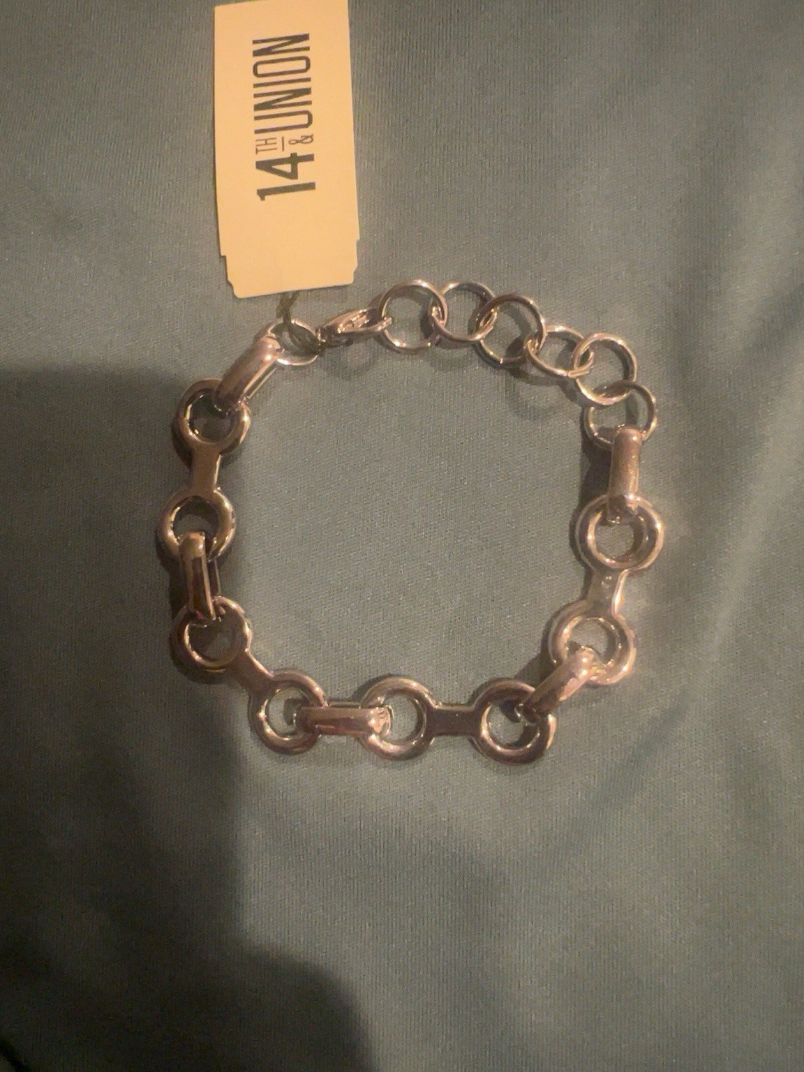 Designer Style Chunky Link Bracelet Modern Statement Jewelry Gift for Her