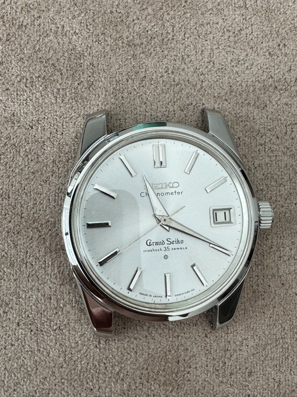 Grand Seiko 43999 Self-Dater SD Dial 1963/1964 Vintage Manual Wind 57GS