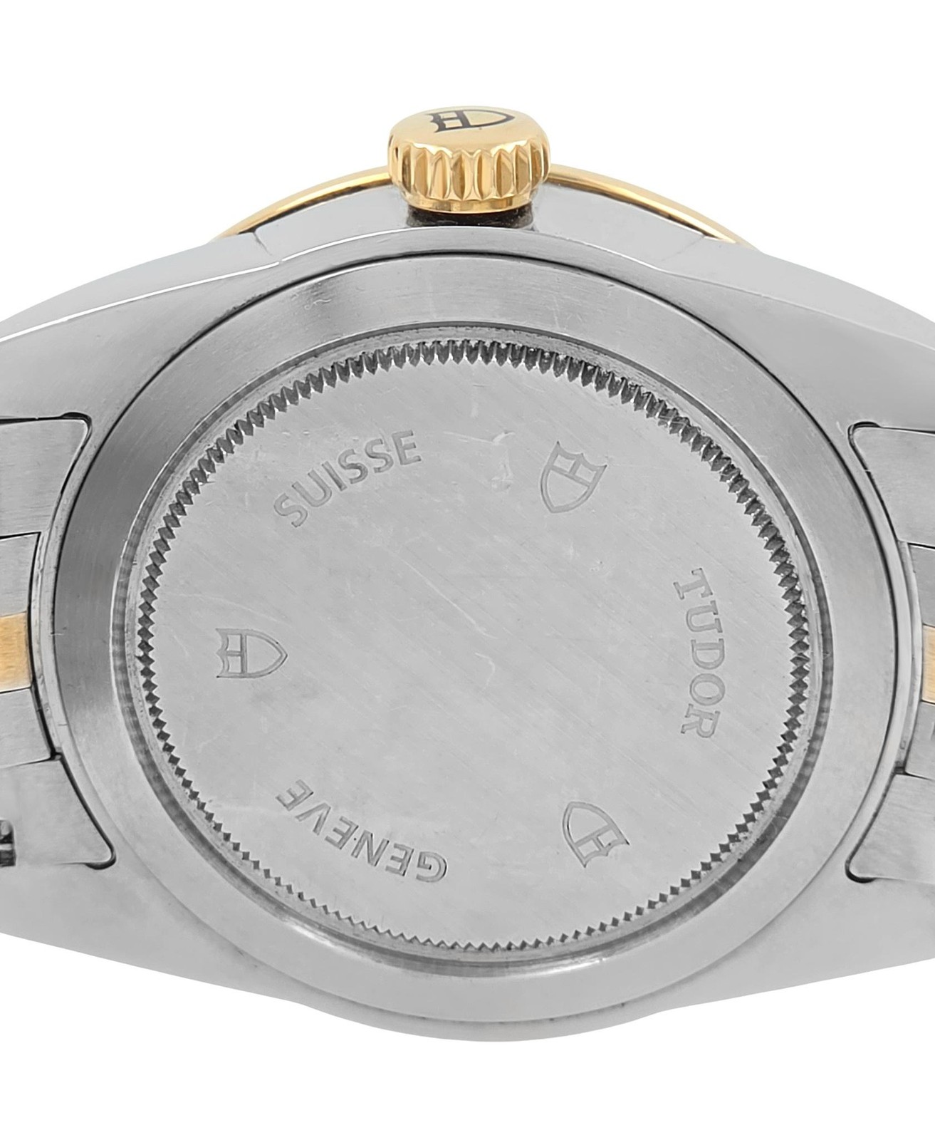 Tudor Glamour Day Date M56003-0005 Champagne Diamond Dial Gold Steel 39MM Men’s