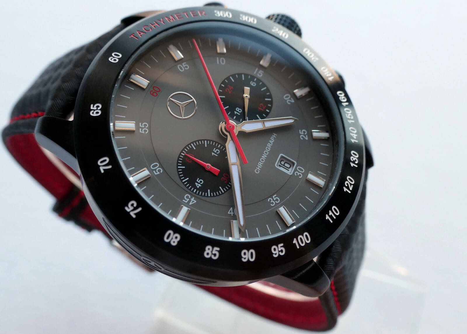 Mercedes Benz Motorsport AMG DTM Racing Car Accessory Sport Chronograph Watch