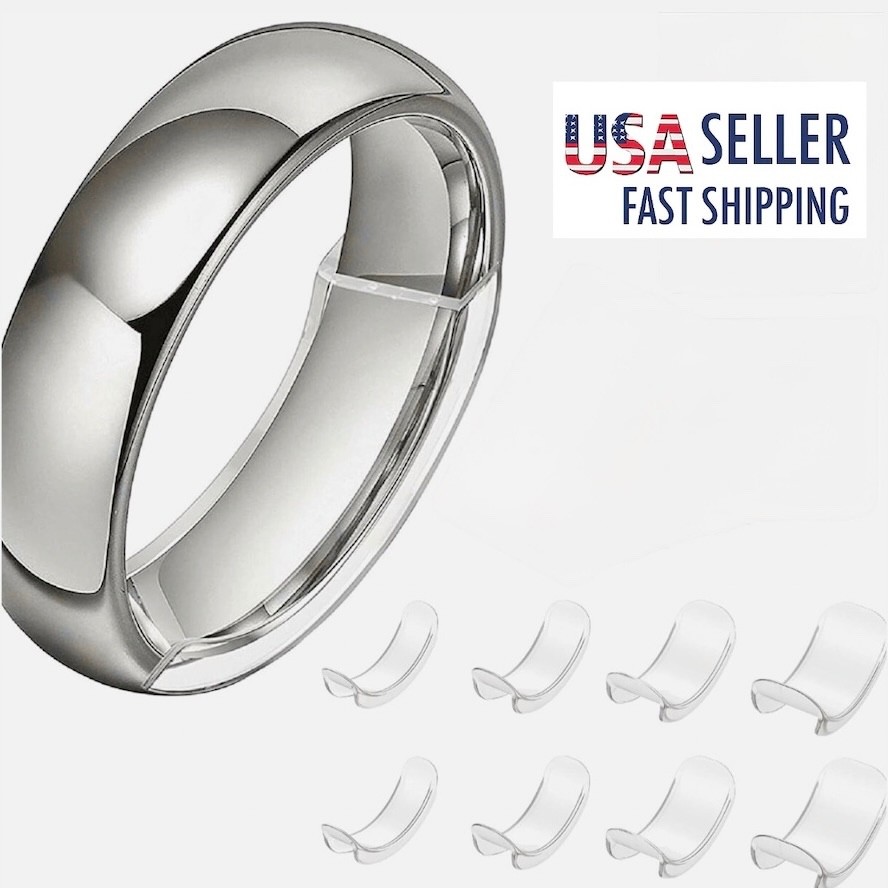 Ring Sizer Adjuster Set Easy Clip Guards Spacers Loose Ring Tighteners 1–10mm