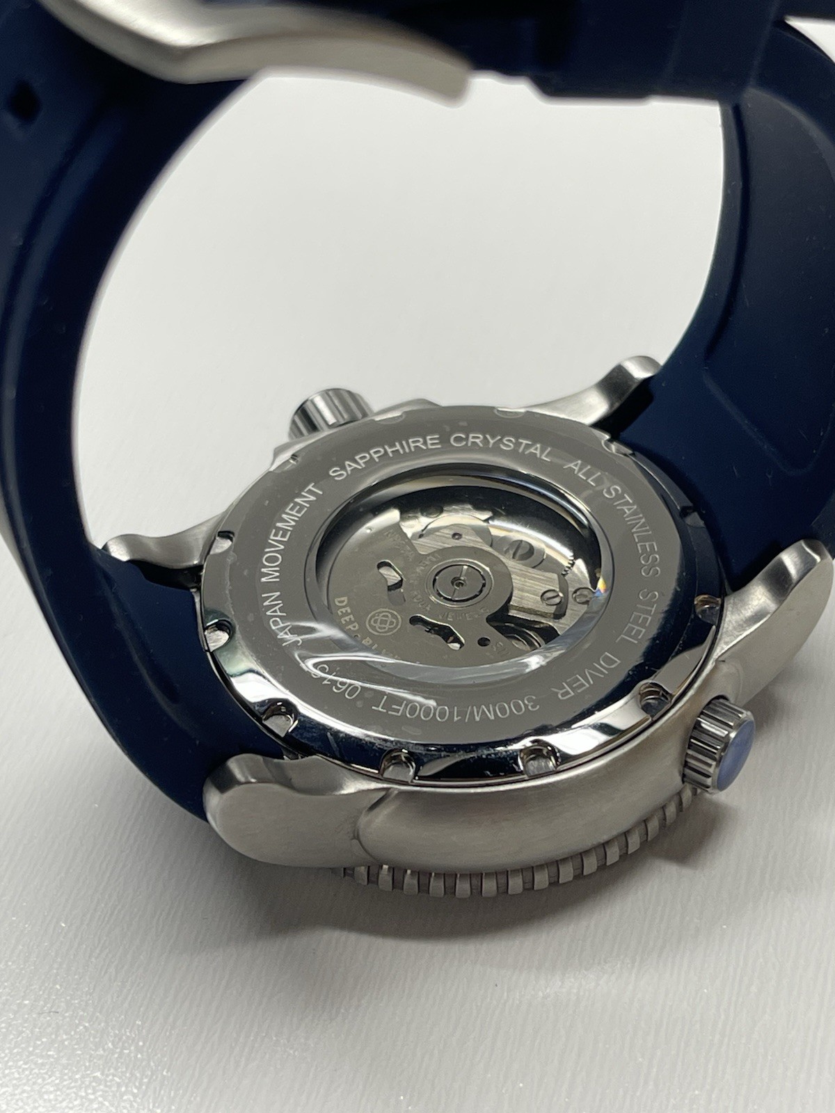 Men’s Deep Blue Precision Diver Master 1000 Mother of Pearl Watch 06137