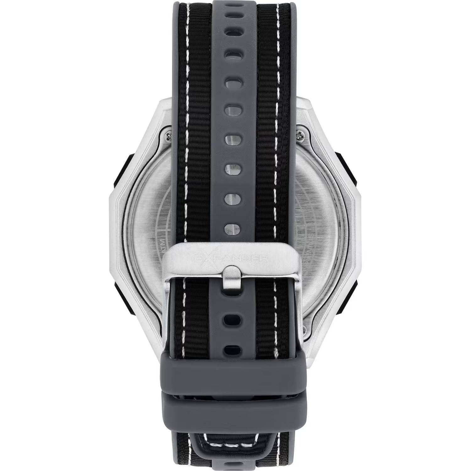 Sector Ex-53 R3251352001 Watch Silicone Black Grey Digital Men’s NEW