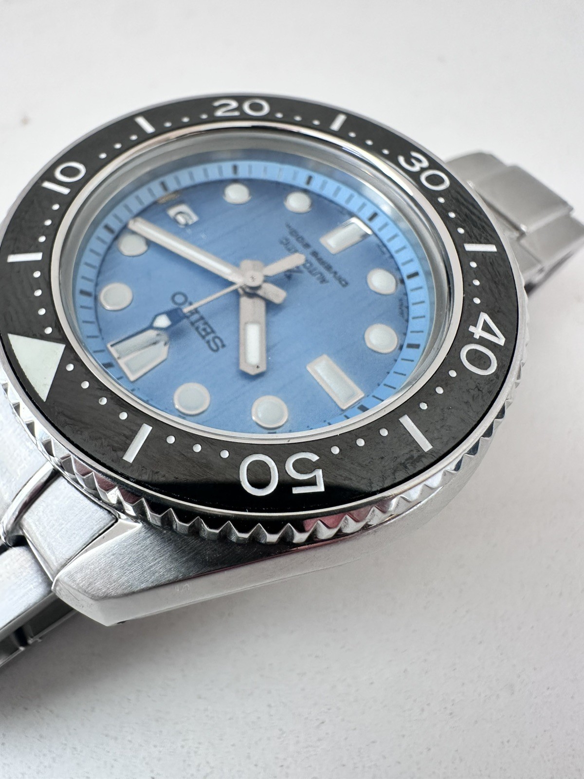 Seiko SPB299 homage on Heimdallr MM300 case Blue Men’s Watch