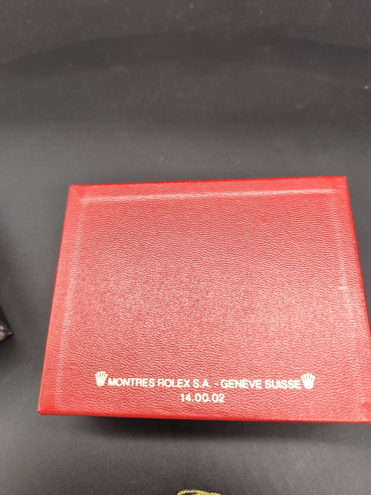 Rare Rolex Red Box Set 14.00.02 Burgundy Case For Ladies Datejust 69173 Vintage