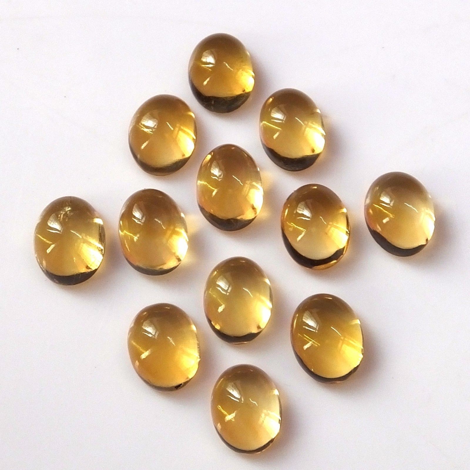 Natural Citrine Oval Cabochon 3x5mm to 8x10mm Loose Gemstone