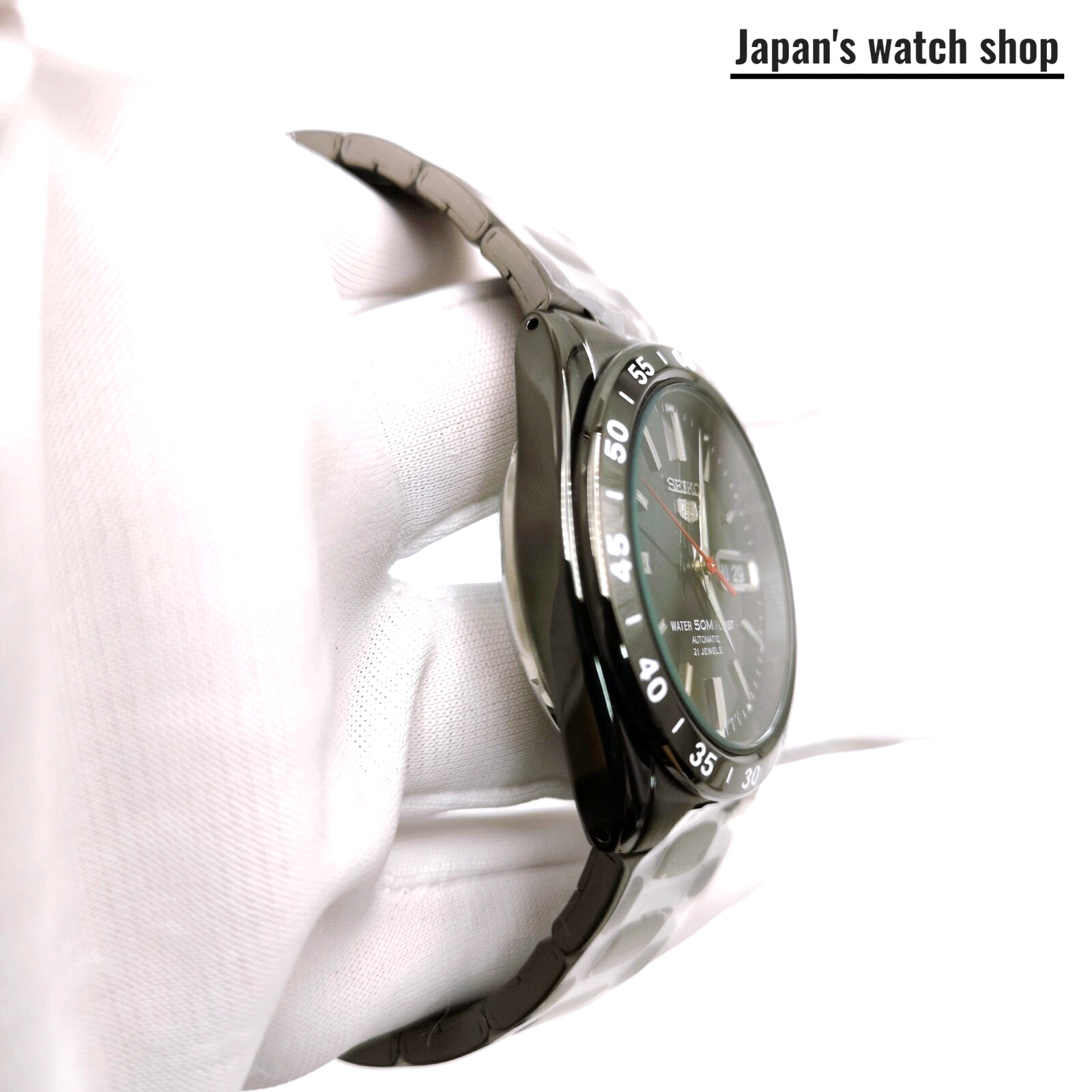 SEIKO SEIKO5 SNKE03K1 Black Automatic Men’s Watch New in Box