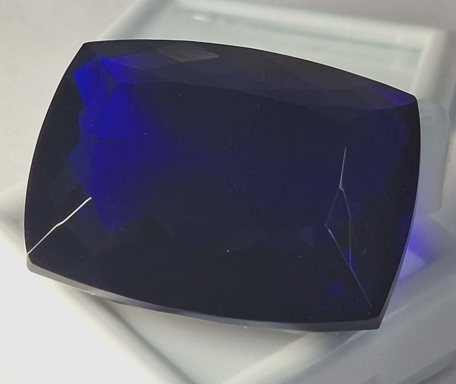 58-60 Ct Cushion Cut Blue Tanzanite Natural EGL Certified Loose Gemstone TQ1807