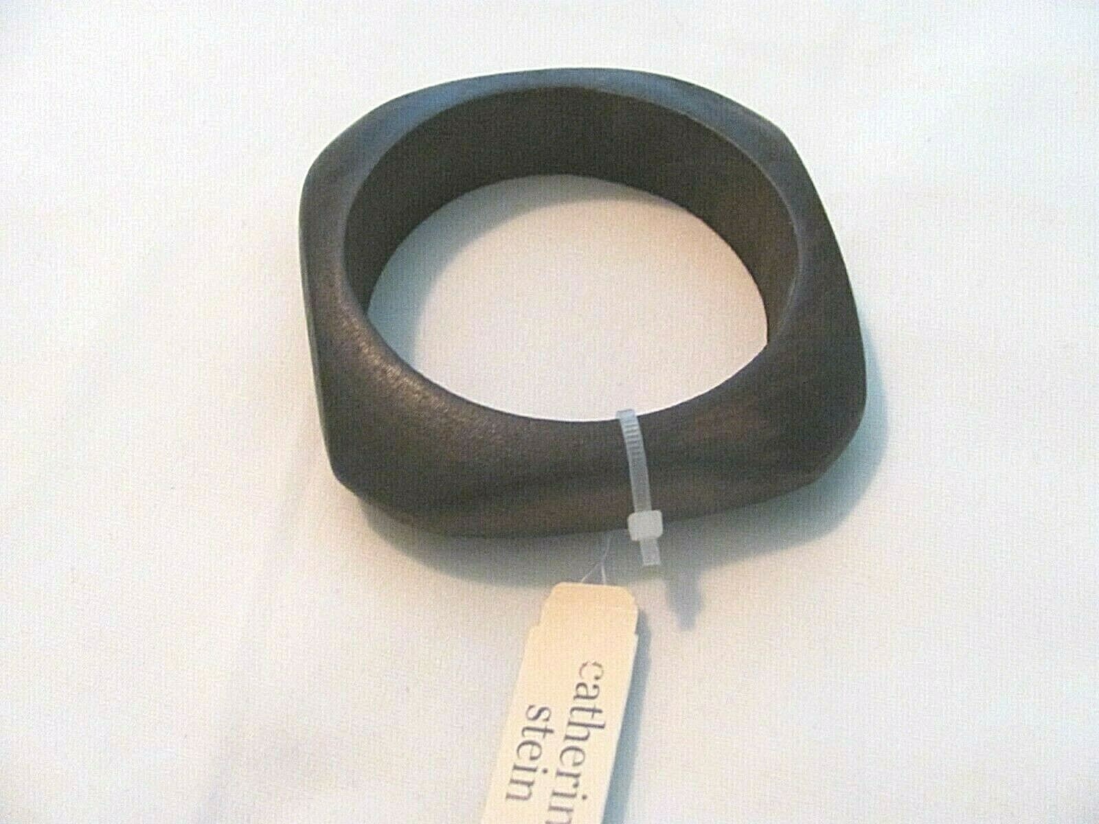 NWT 3-1/4″ IN DIAMETER DARK WOOD BANGLE BRACELET