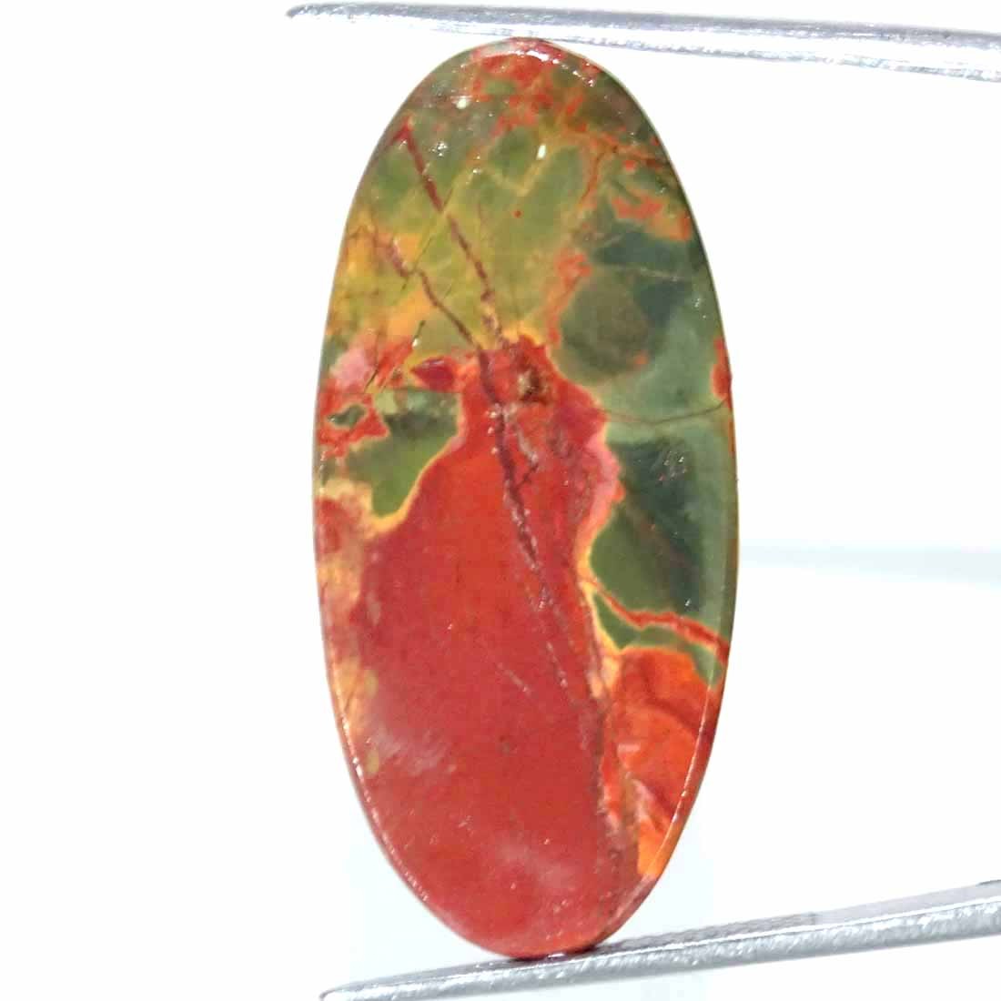 20.50Cts Natural Cherry Creek Jasper Oval Cabochon loose Gemstone