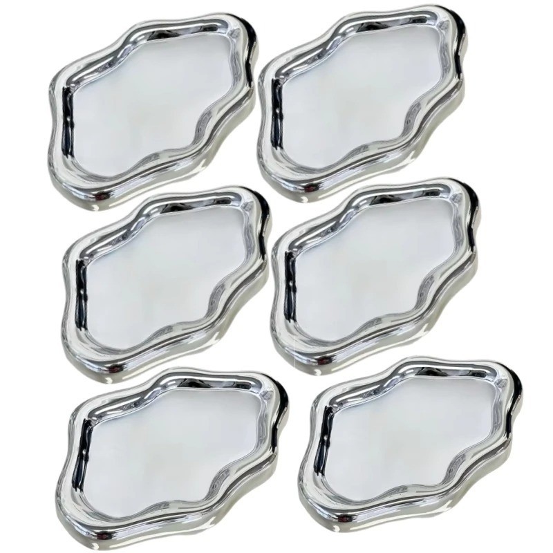 Cloud-Shaped Jewelry Tray Decorative Plate for Rings Earrings Bracelets & Neckla