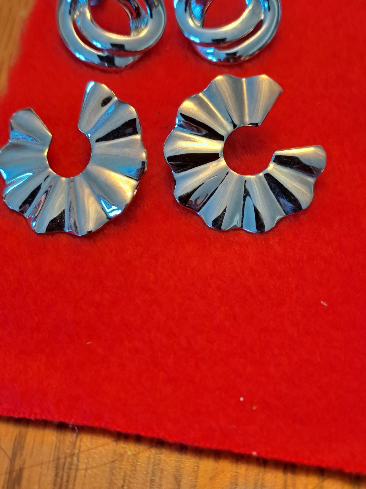 Earrings Vintage Silver Tone Costume Design Several Styles a Lot of 15 Pair