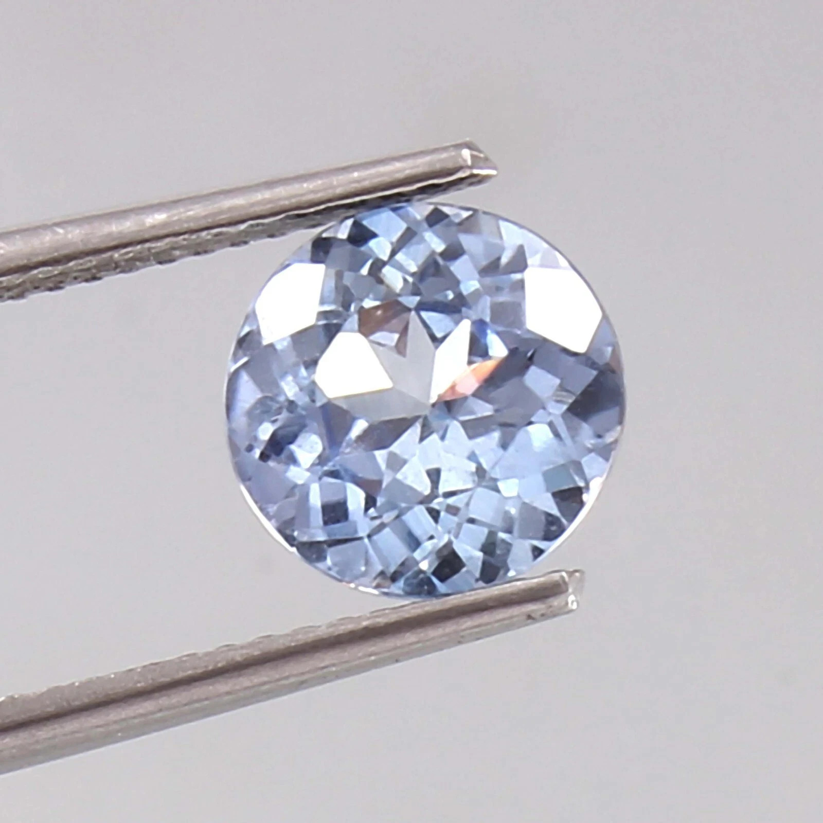AAA Natural 16.45 Ct Pastel Blue Montana Sapphire Loose Round Cut Gemstone