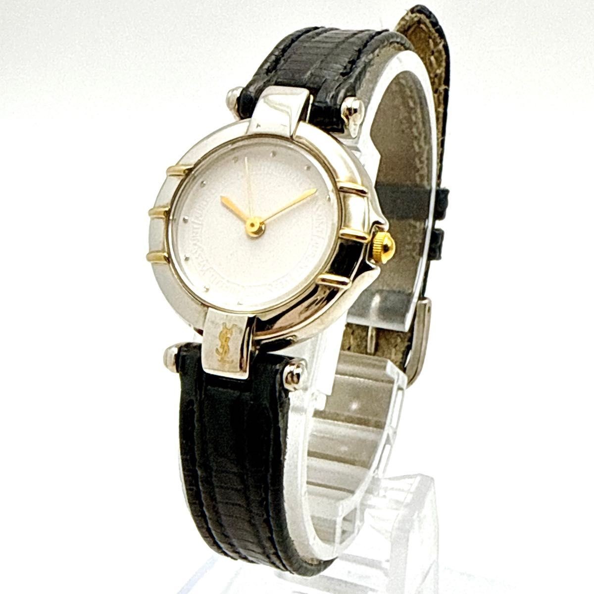 A116 item original belt YSL Yves Saint Laurent ladies watch