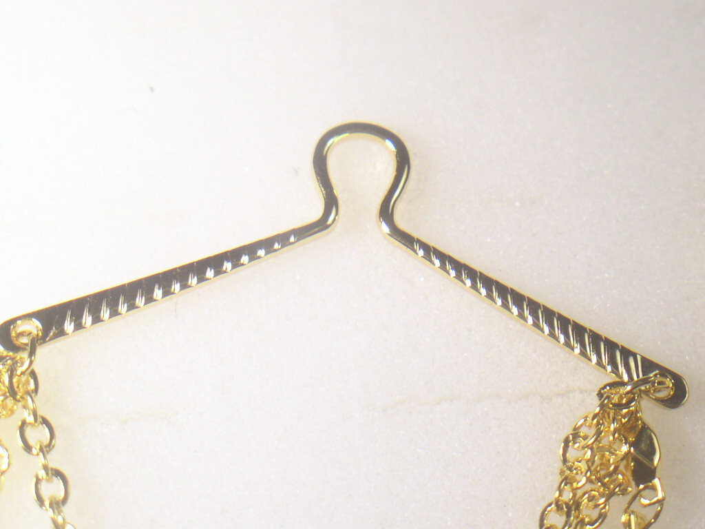 # 3 .. DESIGNER VINTAGE CHAIN BUTTON STYLE TIE BAR CLIP WHOLESALE LOT DTLOT