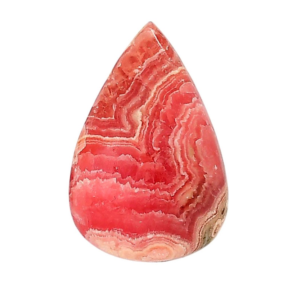 Rhodochrosite Argentina 19.3×29.15×6 mm Pear Shape Polished Gemstone LS95-05852