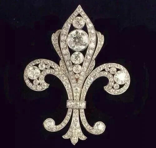 3Ct Round Cut Lab Created Diamond Engagement Brooch Pin In 14k White Gold Plated