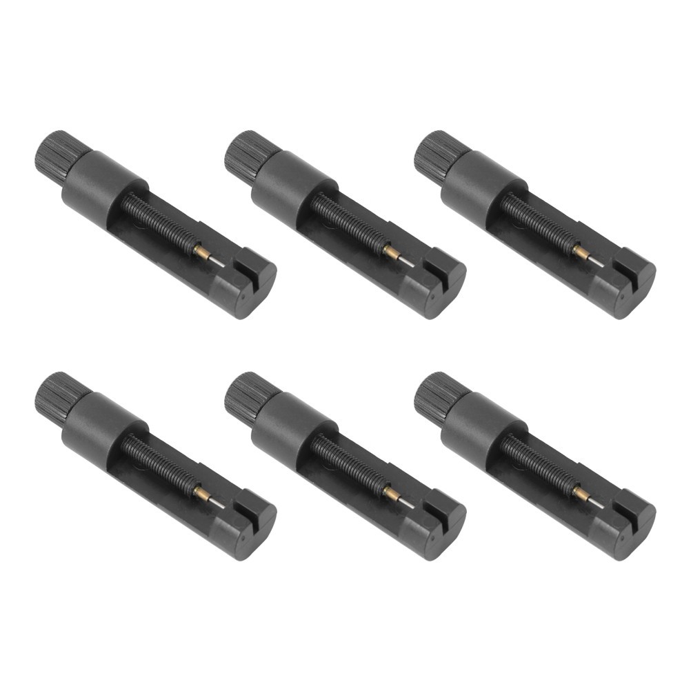 6Pcs Reusable Watch Strap Repair Tools Black Metal Link Remover for Watch Use
