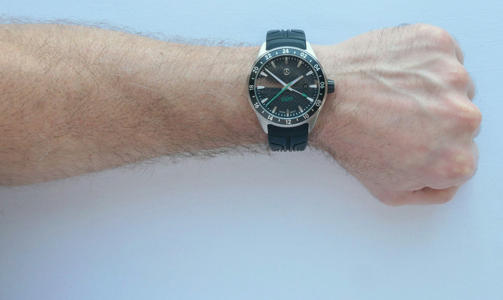 Mercedes Benz AMG DTM Petronas Motorsport Carbon Racing Car Accessory GMT Watch