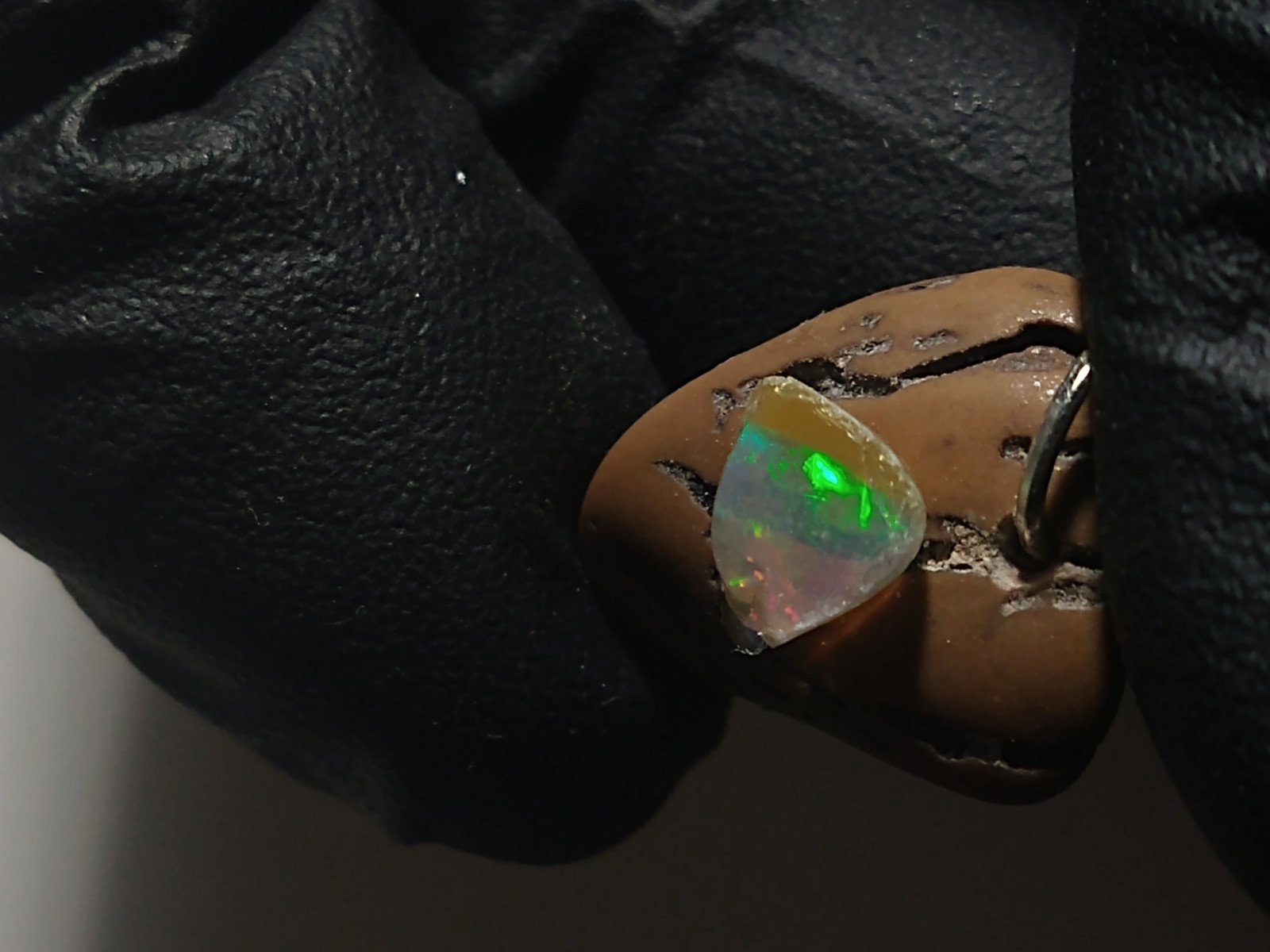 Walnut Opal Pendant