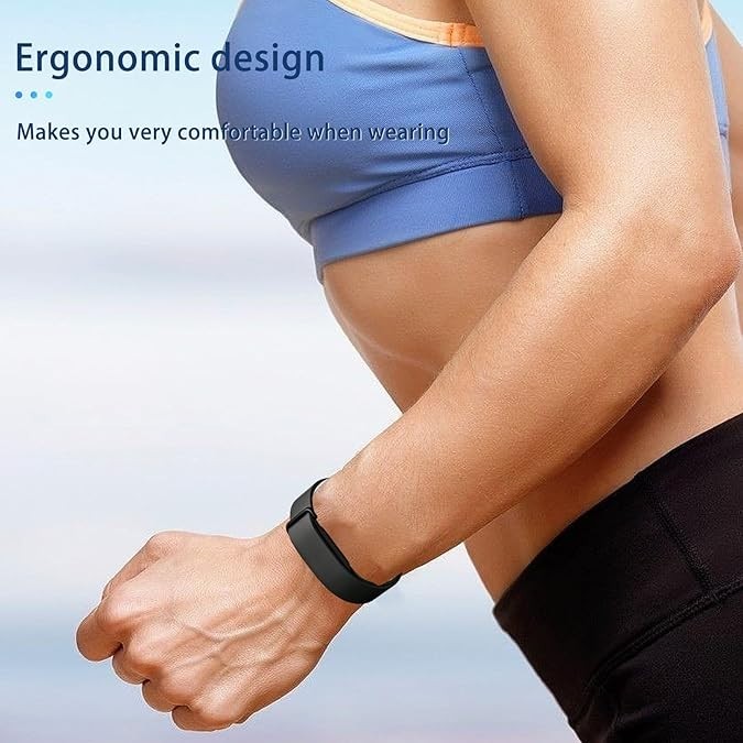 Silicone Sports Adjustable Loop Strap For Google Fitbit Air Band Replacement