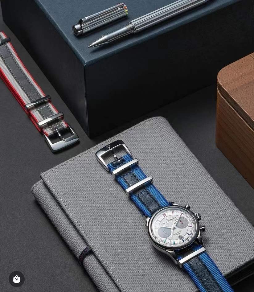 Carl F. Bucherer style multifunctional men’s chronograph watch