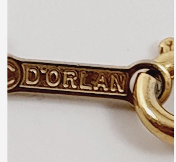 Mid Century Vintage D’Orlan Necklace Egyptian Revival Stunning Statement Piece
