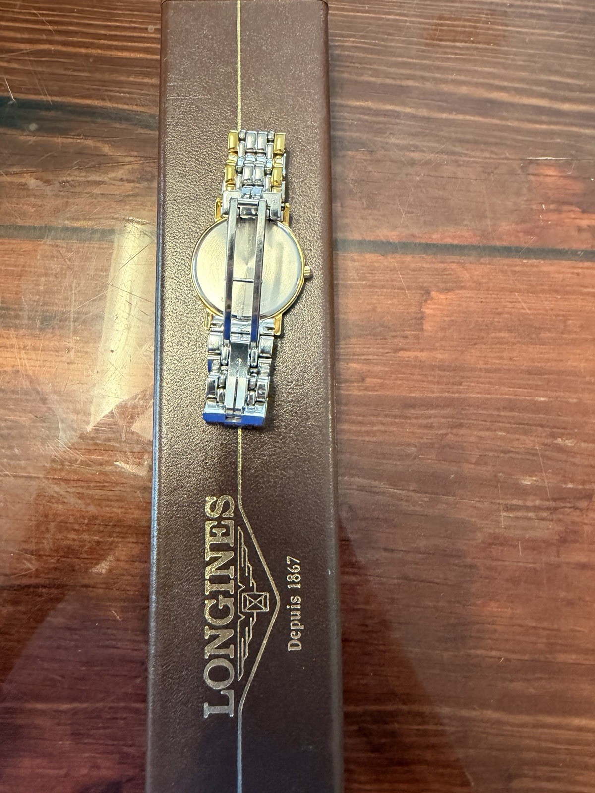 Longines Two-Tone Quartz Date face 33mm wristband 19cm
