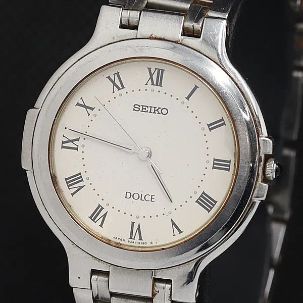 Working condition, excellent condition. Seiko Dolce 8J41-6110 manual winding wom