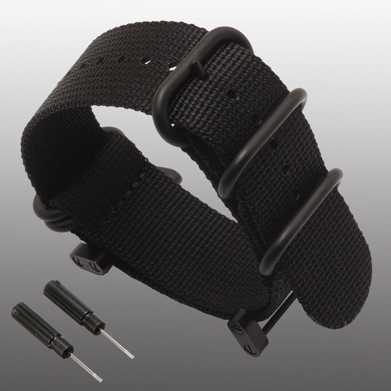 Adjustable Replacement Nylon Watch Strap Wrist Band For Suunto Essential/Core