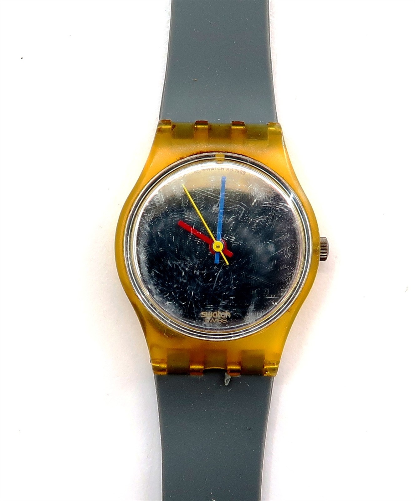 Swatch Watch Ladies MIDAS TOUCH LK112 Vintage 1988 NEW BATTERY / WORKS