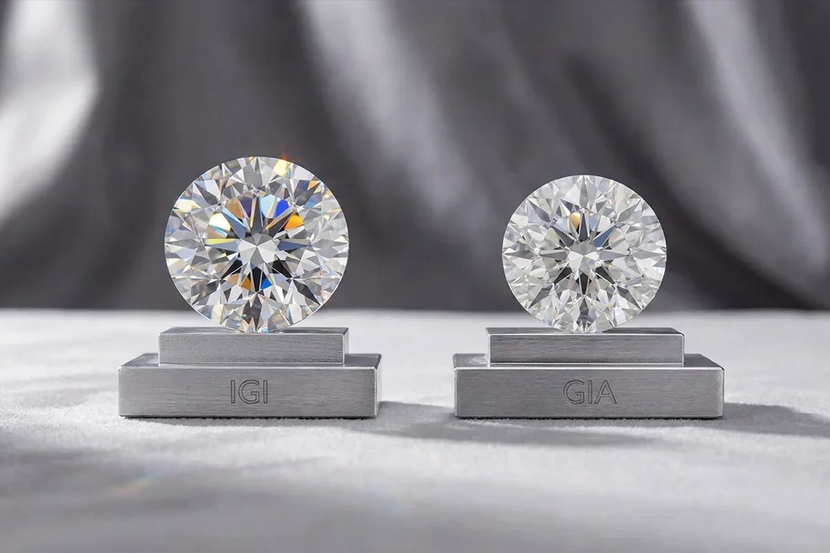 1.13 CT IGI Certified CVD Lab Grown Diamond D Color VVS1 Round Brilliant Diamond