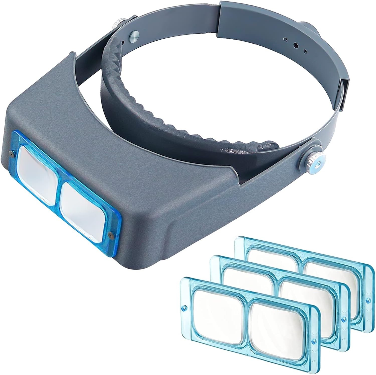 Optivisor Headband Magnifier Magnifying Glasses Close Work Headset Magnifying