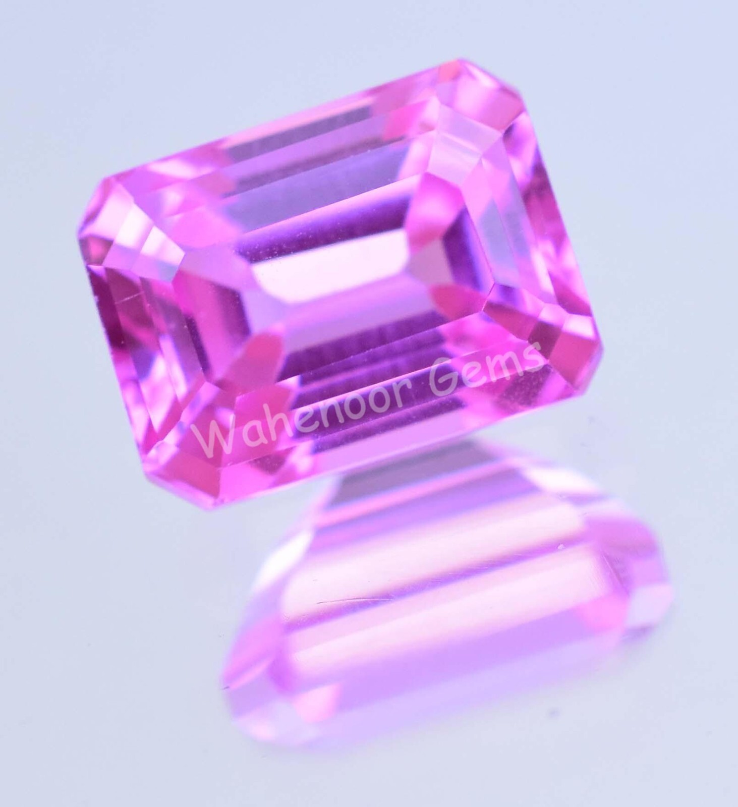6.20 Ct Natural Pink Sapphire Emerald Flawless Certified Loose Gemstone