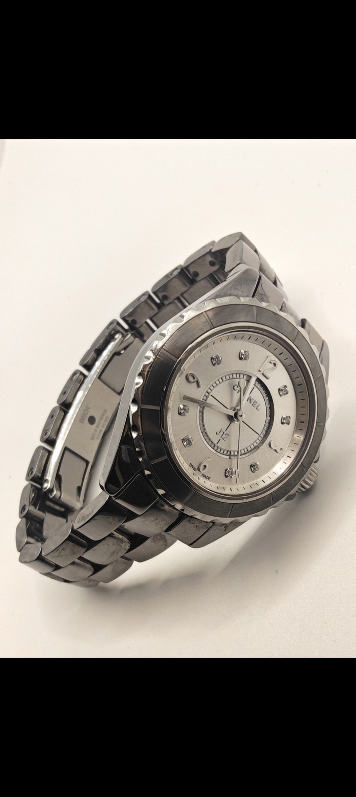 Chanel J12 Chromatic H3401 29mm Quartz 8 Diamond Dial Box & Papers