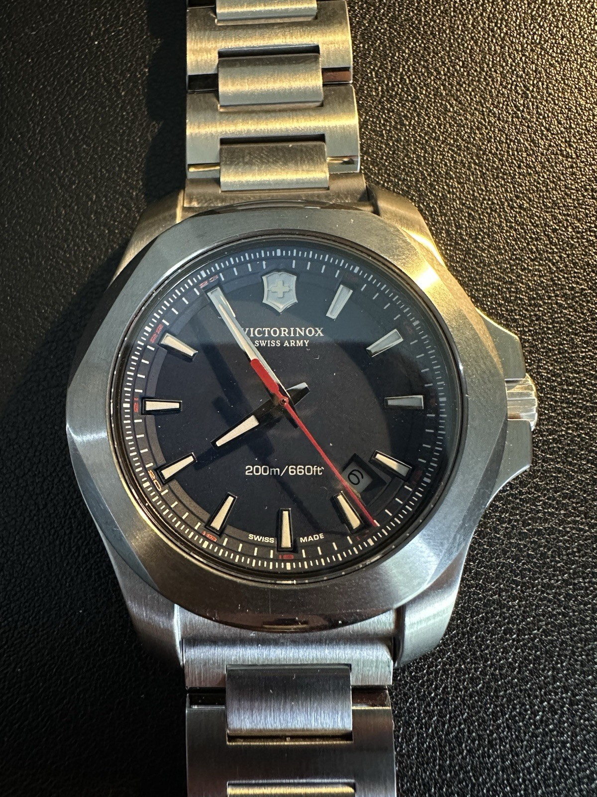 Victorinox INOX Watch Blue Dial With Links