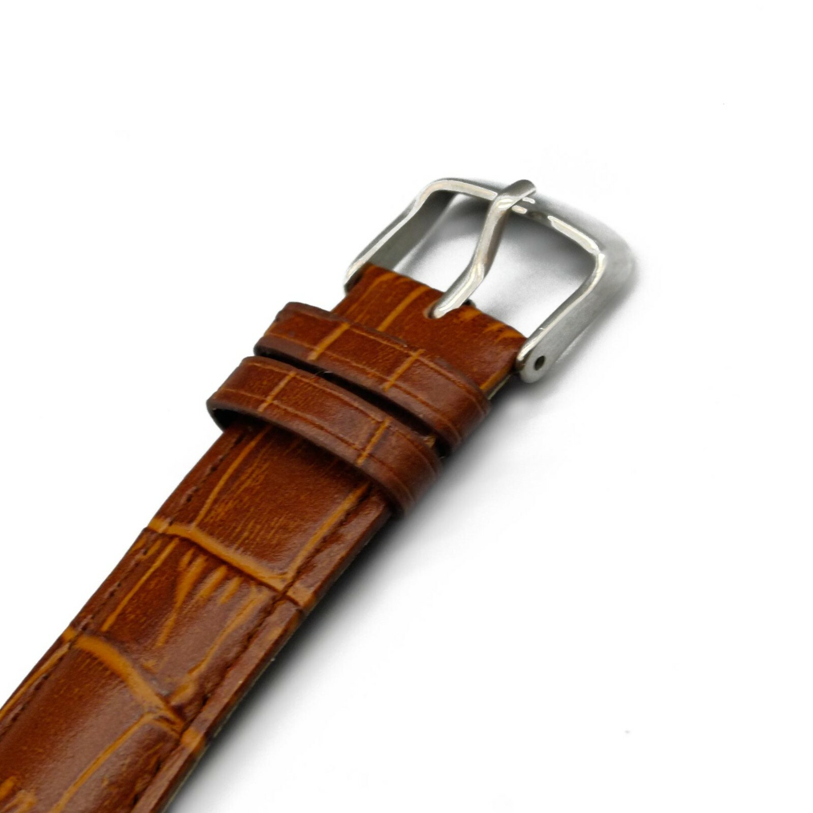Gentleman’s Friend Yellow Gold Watch Brown Leather Strap Classic Luxury Style