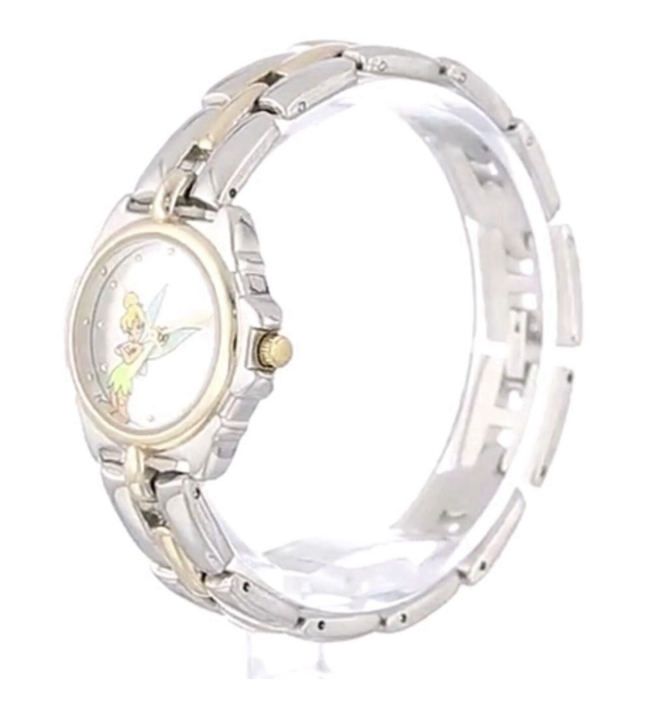 NEW! Disney “ TINKERBELL” Gold/silver Toned Watch