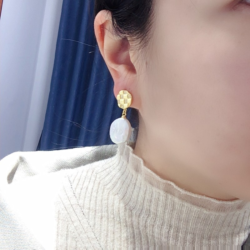 Pearl earrings , Silver Earrings , handmade earrings for women, AAAAA quality