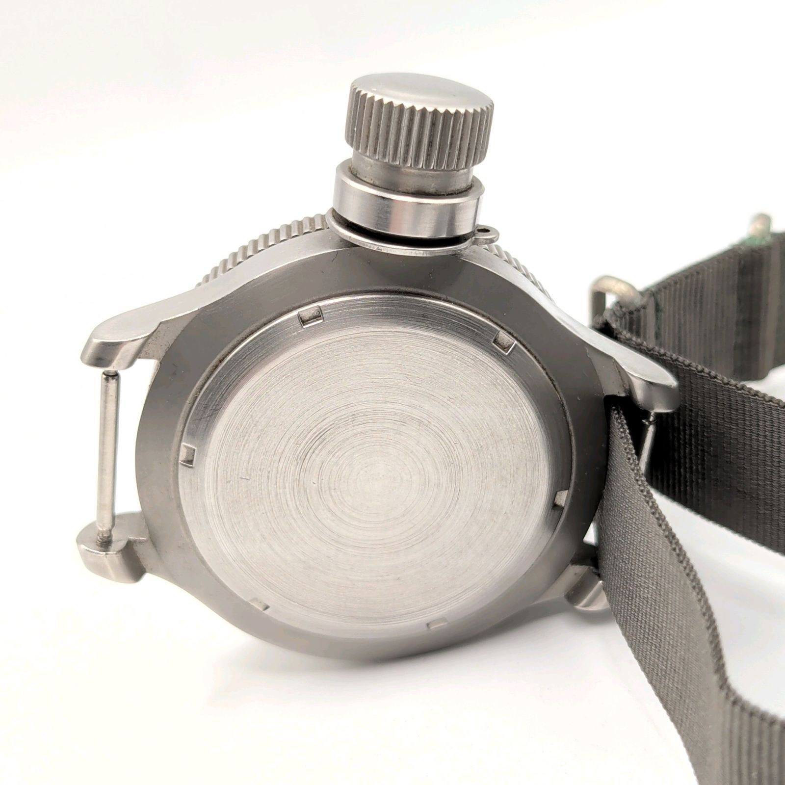 ZENO WATCH Hand Winding Men’s Round Silver Black Dial Small Second Y2K Zeno Watc
