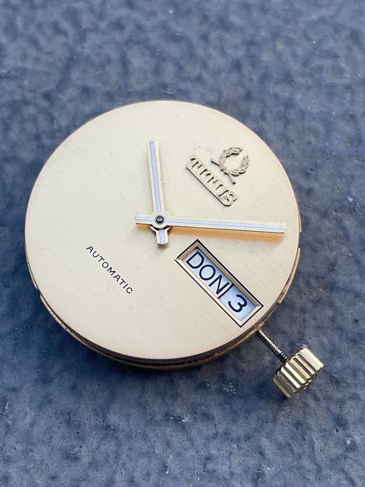 1970’s swiss automatic TITUS EL SOLVIL wristwatch project cal. ETA 2879 !